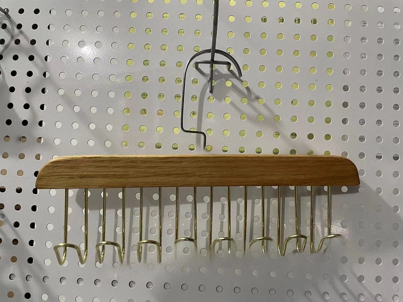 Multifunctional Wooden Hanger for Underwear Vest Tie Solid Wood Drying Rack Dormitory Clothing Organizer|Home & Living