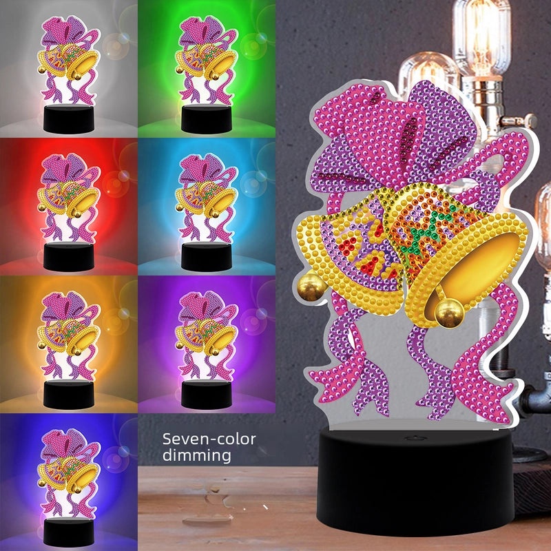 DIY Diamond Painting LED Light Plate USB Powered Night Lamp Customizable Variable Brightness|Home Decor & Lighting