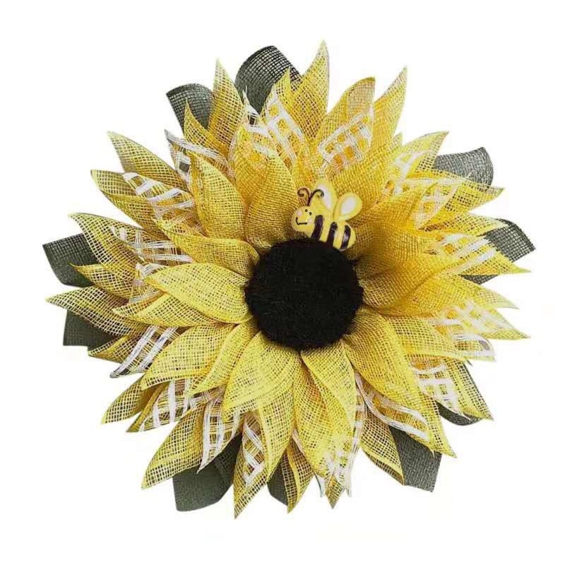 Bee Sunflower Garland for Festival Decoration Easter Party Props|Home & Garden Decorations