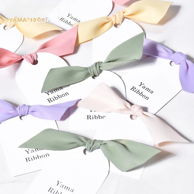 Yao Ming Han Style Milk Silk Ribbon Bow Hair Accessory Korean Full-matte Floral Packaging Belt|Hair Accessories