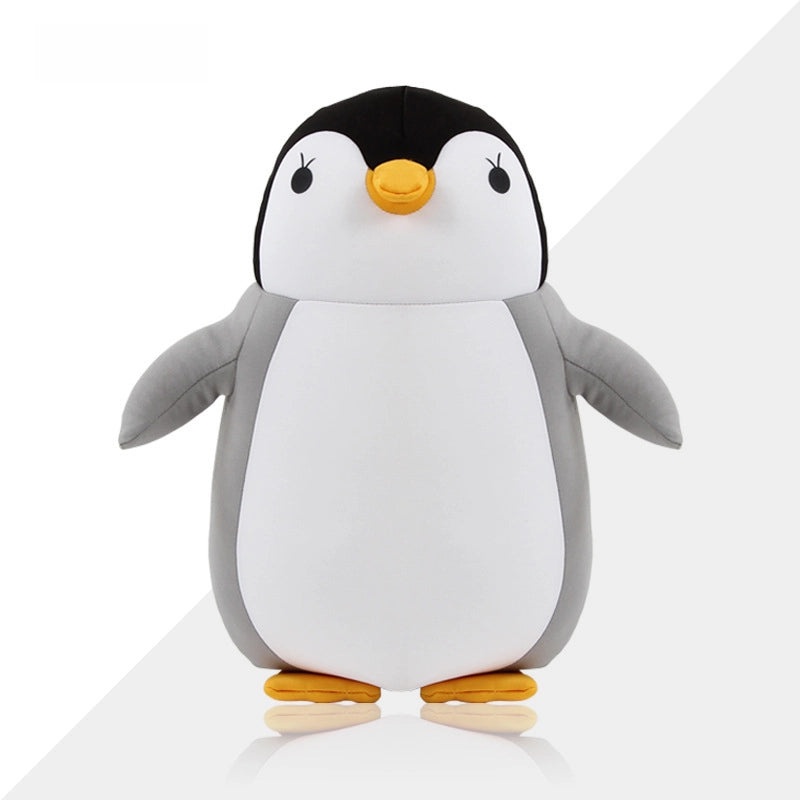 Cartoon Penguin U-Shaped Neck Pillow with Foam Particles | Travel Pillows & Neck Support