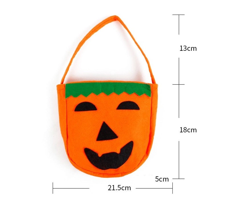 Halloween Pumpkin Nonwoven Party Gift Bags | Halloween Party Supplies