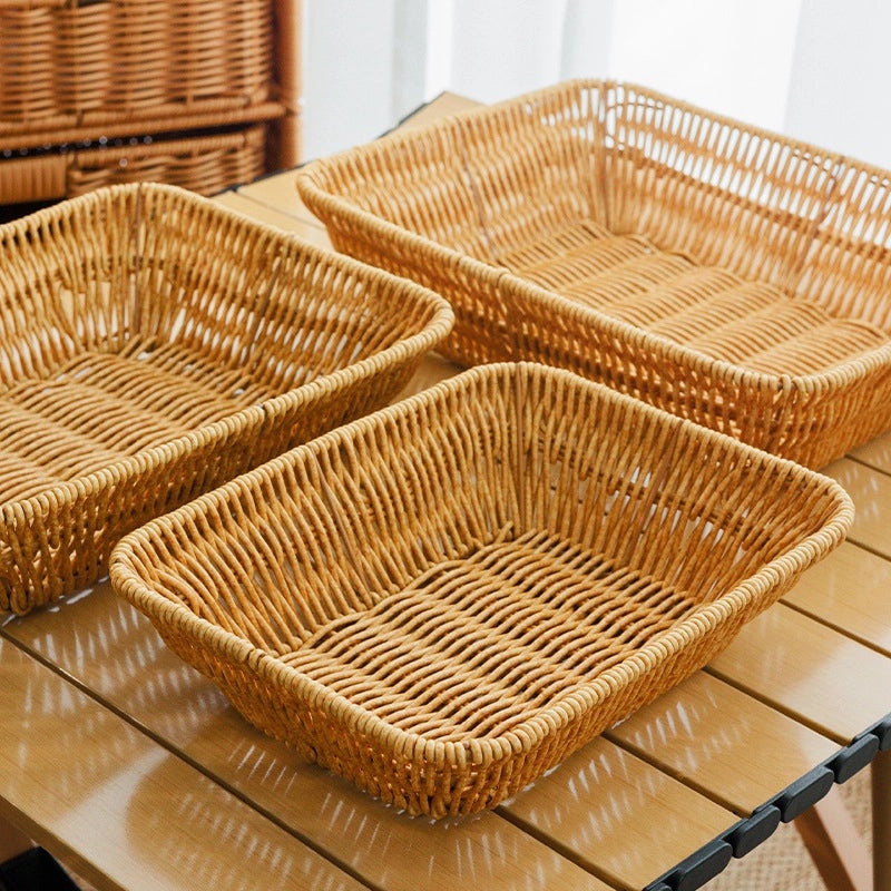 Simple Minimalist Solid Color Storage Basket for Home Organization|Home Storage & Organization