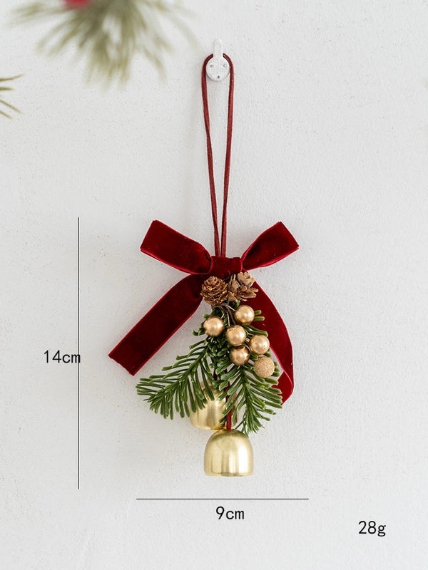 Korean Style Christmas Bell Hanging Ornaments Iron Holiday Party Home Decorations|Home Decor Ornaments