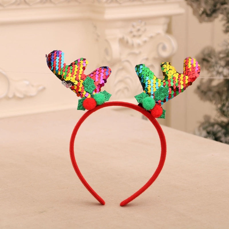 Christmas Snowman and Reindeer Antler Hair Bands Nonwoven Party Accessories|Festive Party Supplies