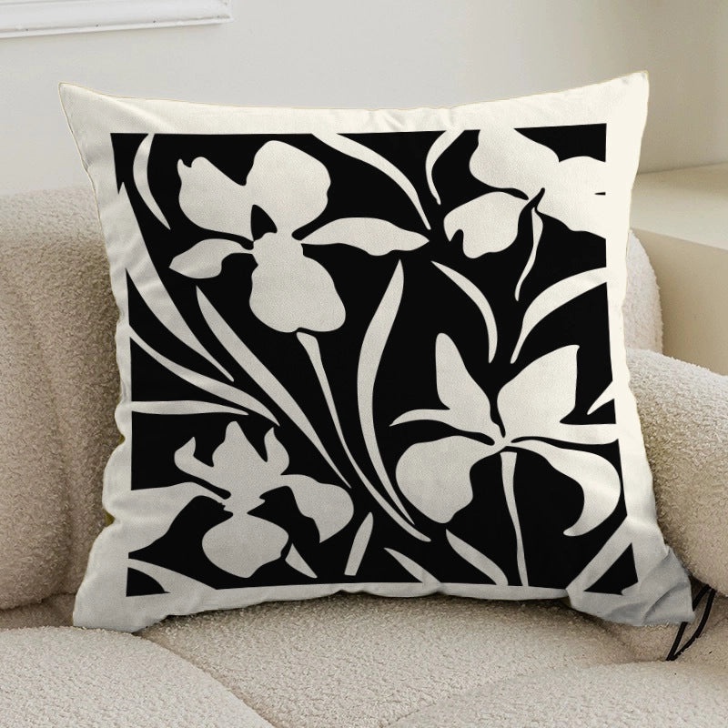 Plush Floral Velvet Cushion Covers for Sofa & Couch Decor|Home Decor