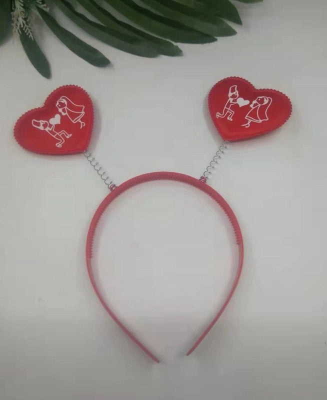 Red Heart Love Hairband 3D Valentine's Day Headband Festive Hair Accessories | Hair Accessories
