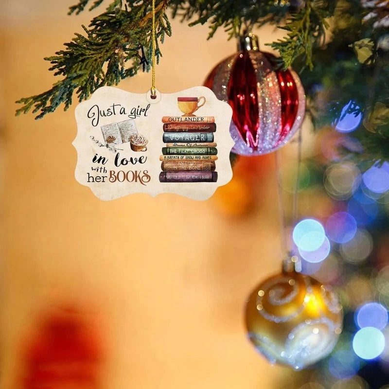 2023 Acrylic Heart-Shaped Book Lover Ornament for Librarians | Home Decor & Book Accessories