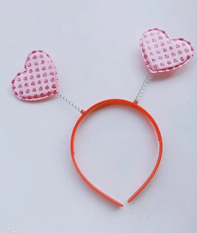 Red Heart Love Hairband 3D Valentine's Day Headband Festive Hair Accessories | Hair Accessories