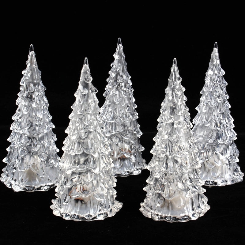 Colorful Crystal Christmas Tree Night Light|Home Decor & Holiday Gifts