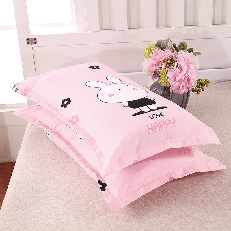 Soft Skin-friendly 100% Cotton Pillowcase for Children and Students | Home & Bedding