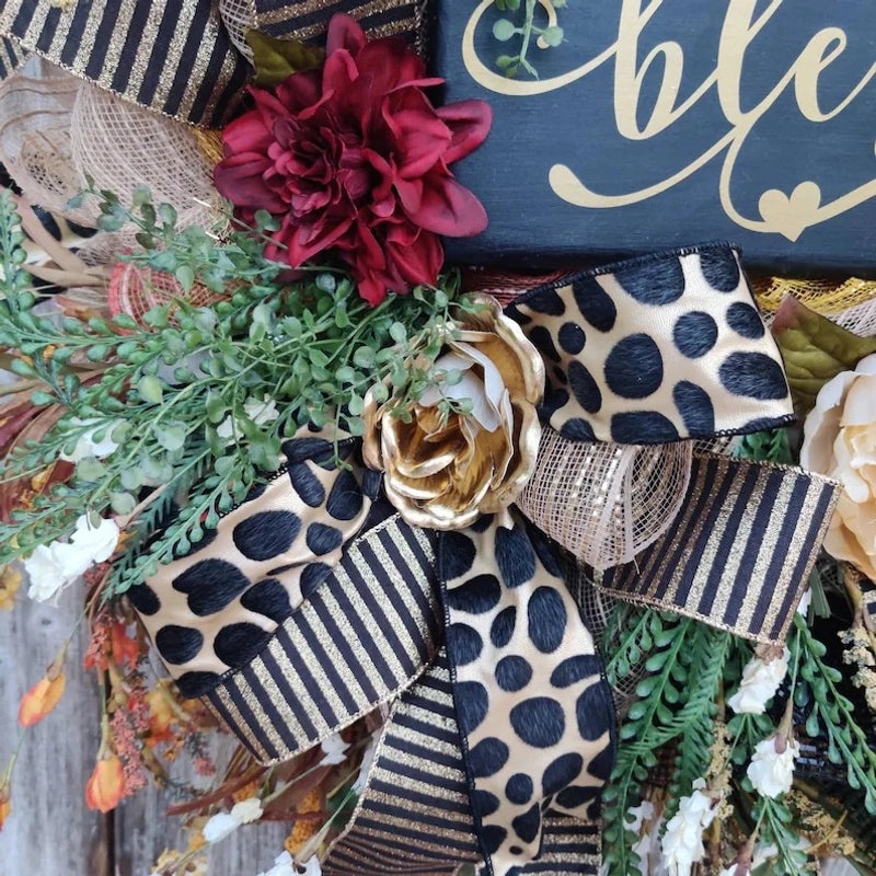 Autumn Thanksgiving Simulation Plant Garland for Door Decoration | Seasonal Home Decor