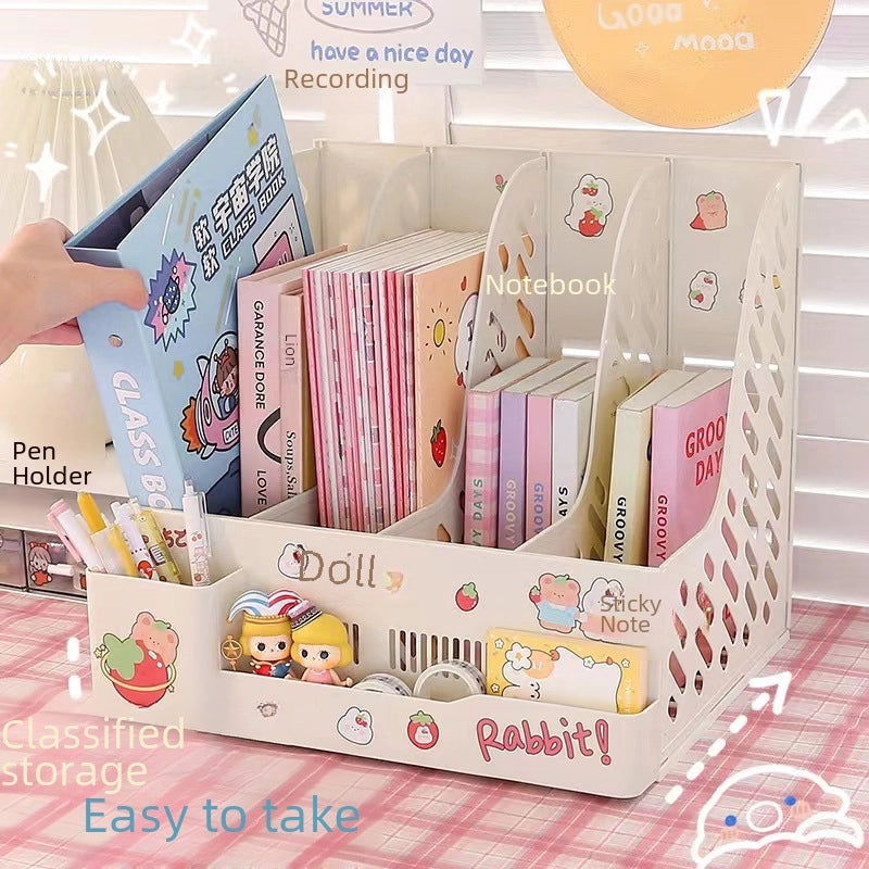 Modern Minimalist Desk File Organizer - Office Document Holder and Folder Organizer | Office Supplies