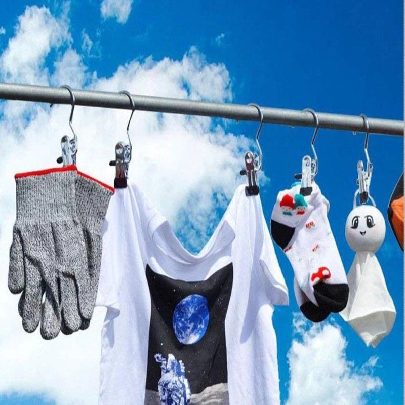 Stylish Geometric Metal Clothes Pins for Everyday Use|Home & Kitchen Storage and Organization