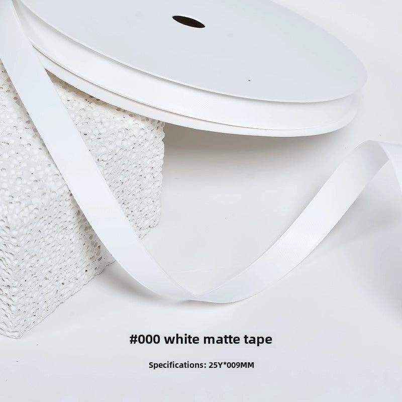 Yao Ming Han Style Milk Silk Ribbon Bow Hair Accessory Korean Full-matte Floral Packaging Belt|Hair Accessories