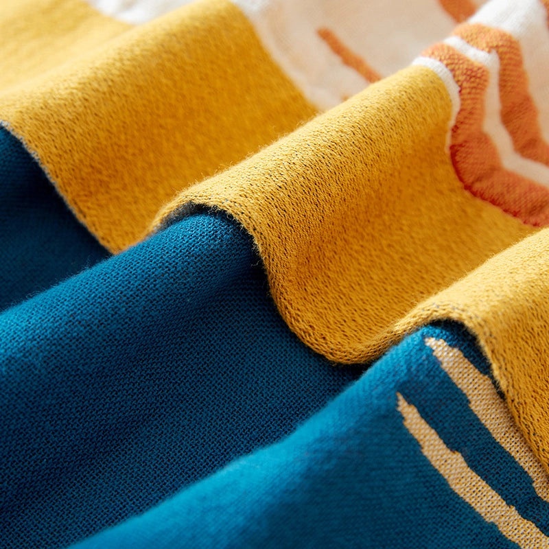 Summer Pure Cotton Gauze Quilt Lightweight Sofa Cover Blanket Bed Sheet for Adults|Home Textiles