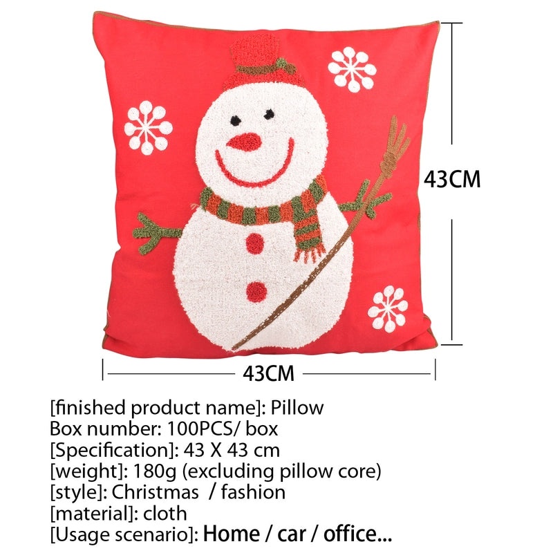 Wedding Pillow Cover Decorative Sofa Cushion Case Christmas Car Waist Pillow Slipcover|Home Decor Pillows