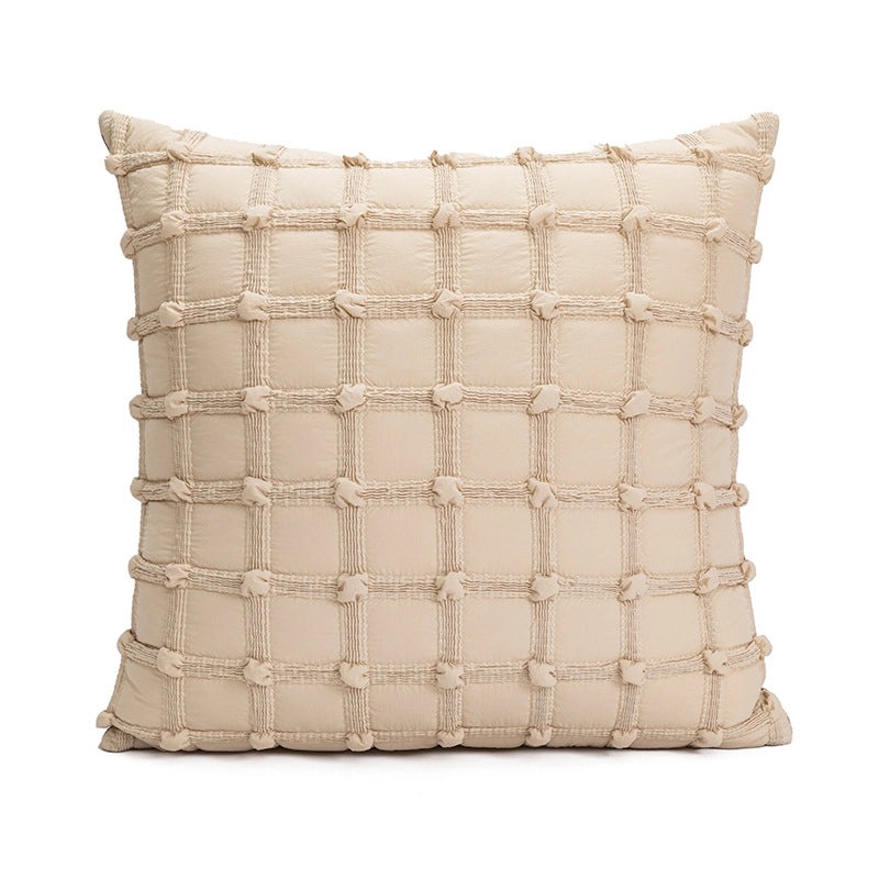 Solid Color Polyester Pillow Covers for Home Decor|Home Textiles & Bedding