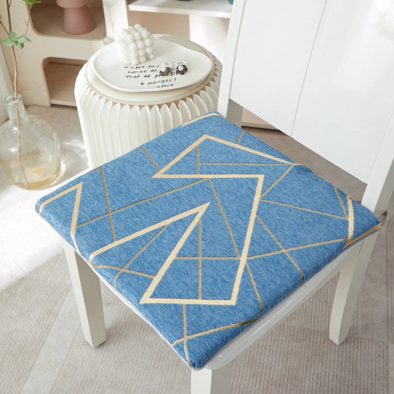 Soft Cotton Chenille Rhombus Seat Cushion Minimalist Design|Home Decor & Seating Accessories