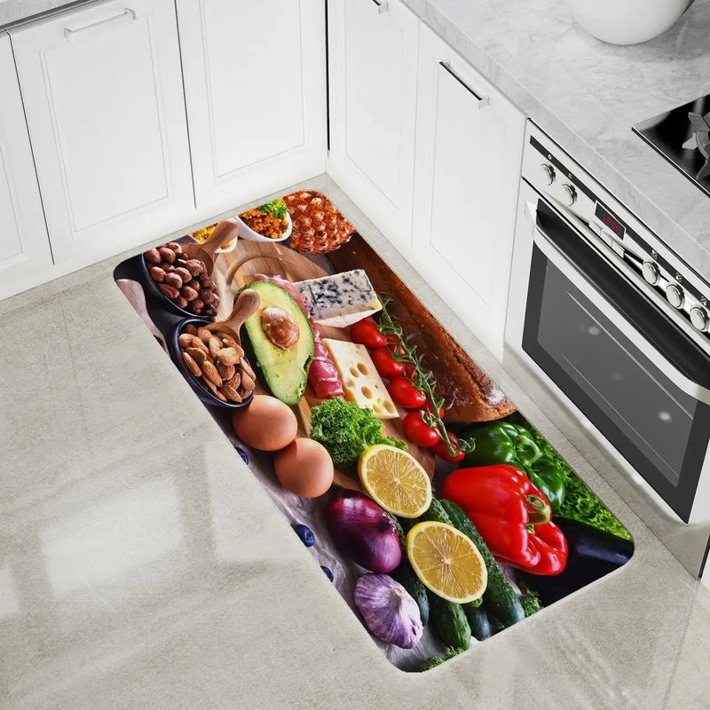 Cozy Casual Spices Pattern Polyester Rug | Home Decor Carpet