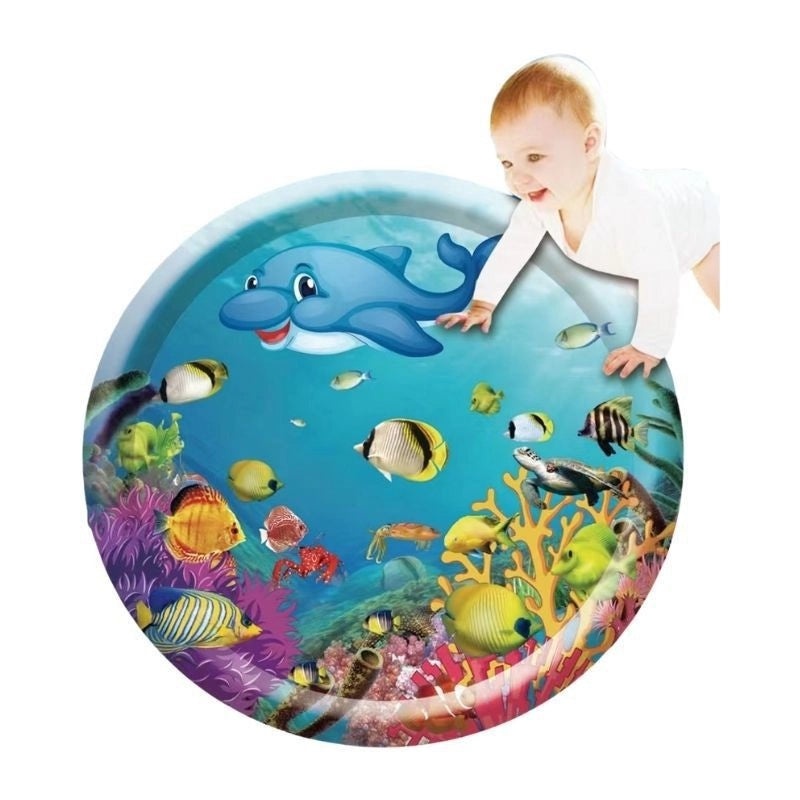 Inflatable Cat and Dog Cooling Water Mat with Fish Toy for Pets|Pet Cooling Accessories