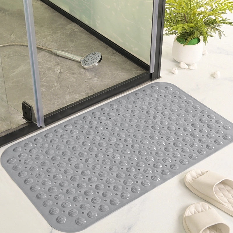 Modern Minimalist Solid Color Non-slip PVC Bathroom Mat Anti-slip Shower Floor Mat|Home & Bathroom Accessories