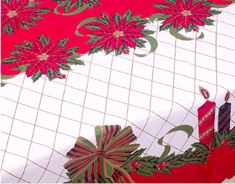 Nordic Christmas Dining Tablecloth Square Decorative Cloth for Living Room New Year Holiday Celebration|Home Decor/Table Linens