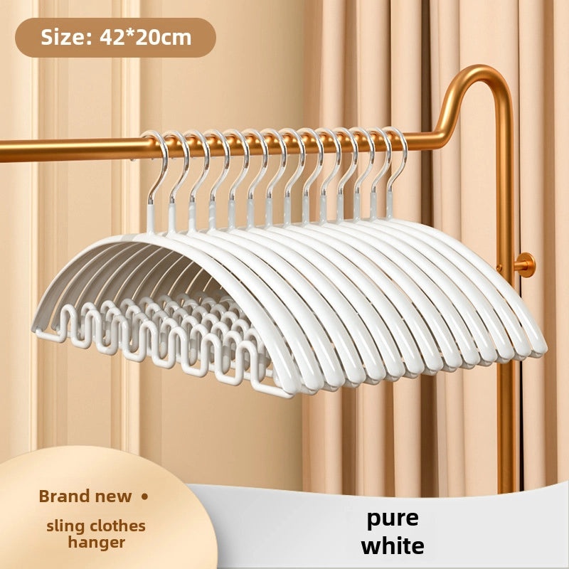 Lightweight Luxury Black Wave Pattern Underwear Hanger Multi-Functional Plastic Clothes Rack for Dormitory Storage|Home Storage & Organization