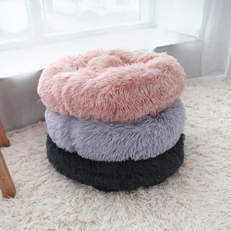 Long Velvet Pet Nest for Cats and Small Dogs | Pet Beds & Accessories