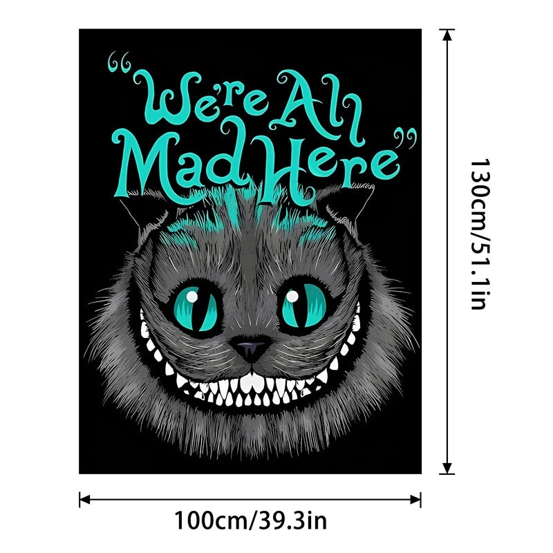 Cozy Polyester Letter Print Blanket for Couch and Sofa Decor | Home Textiles & Throws