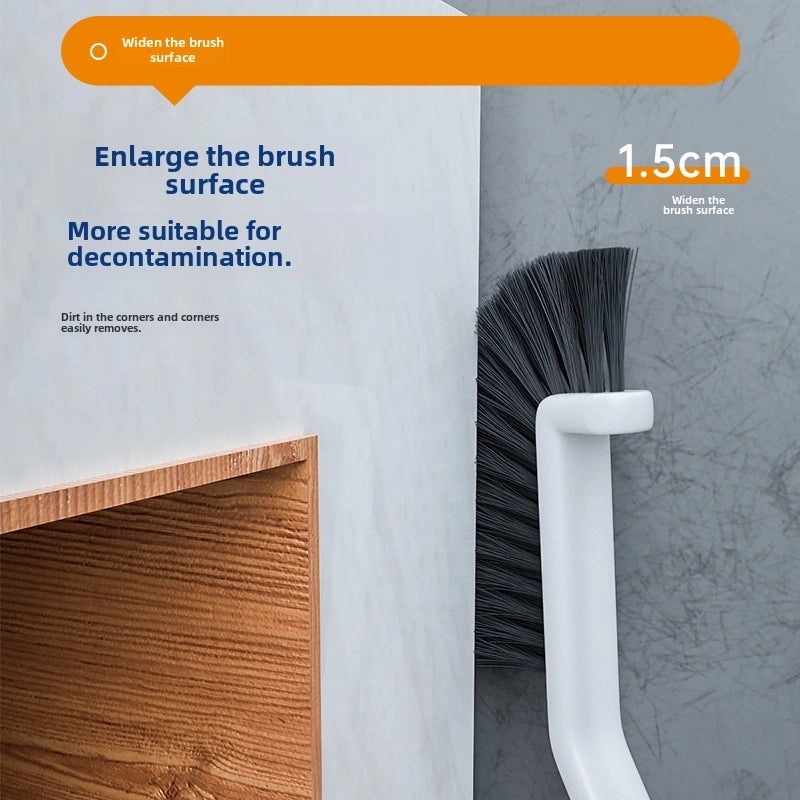 Multifunctional Long Handle Cleaning Brush for Bathroom Kitchen Window Grooves Dead Angle Bristle Brush|Home Cleaning Tools