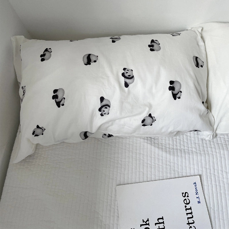 Pure Cotton Pillowcase Pair 48x74cm Soft Pillow Core Liner Cover | Home Textiles Bedding