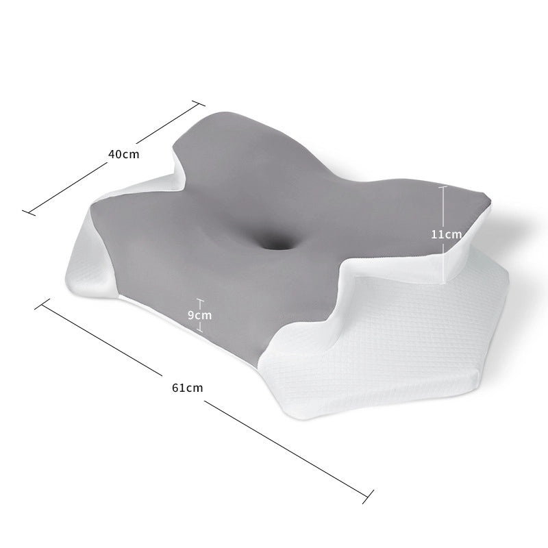 Comfortable Color Block Memory Foam Pillow for Everyday Use|Home & Bedding