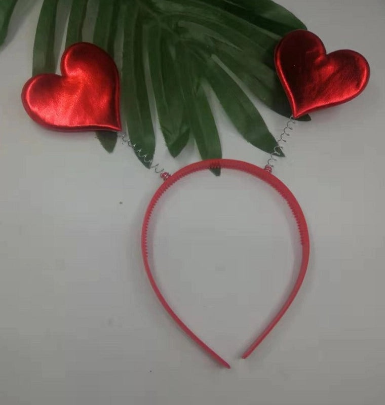 Red Heart Love Hairband 3D Valentine's Day Headband Festive Hair Accessories | Hair Accessories