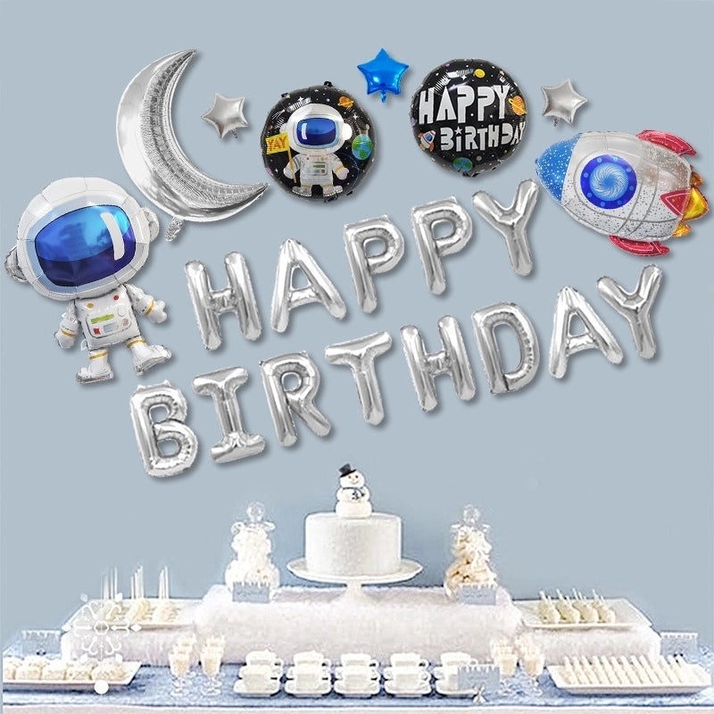 Minimalist Classic Letter Aluminum Foil Balloons for Holiday and Festival Decor|Party Supplies Balloons