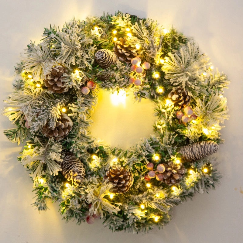 Christmas Rattan Garland 40CM 50CM 60CM Festive Holiday Decoration for Home|Christmas Decorations