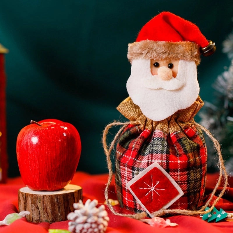 Christmas Tree Santa Claus Snowman Gift Bags Festive Party Wrapping Supplies|Holiday Party Supplies