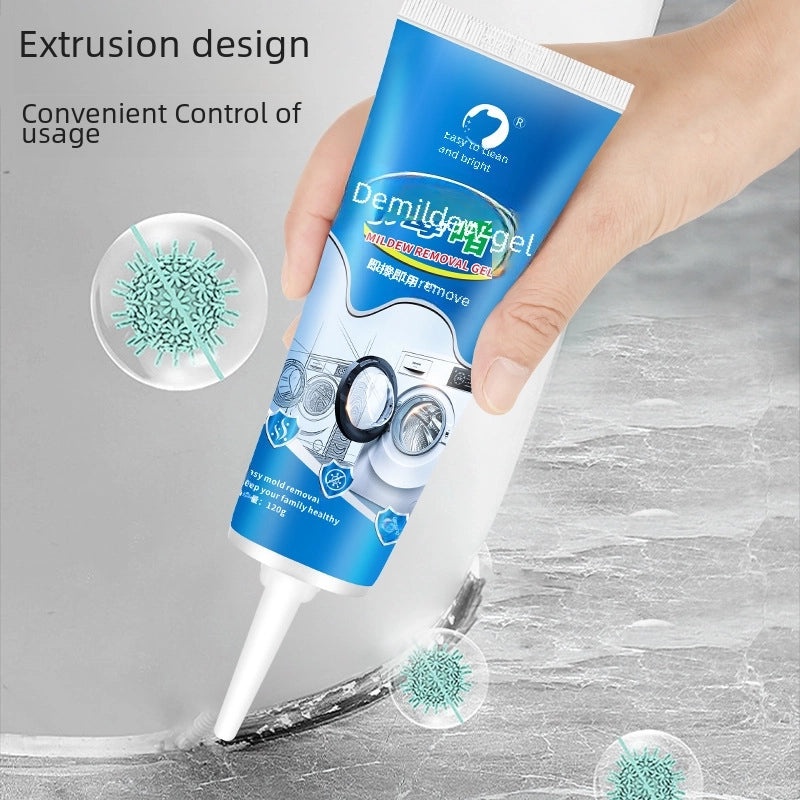 120ml Mildew Removal Gel for Washing Machine Rubber Seals and Refrigerator Tiles | Home Cleaning Supplies