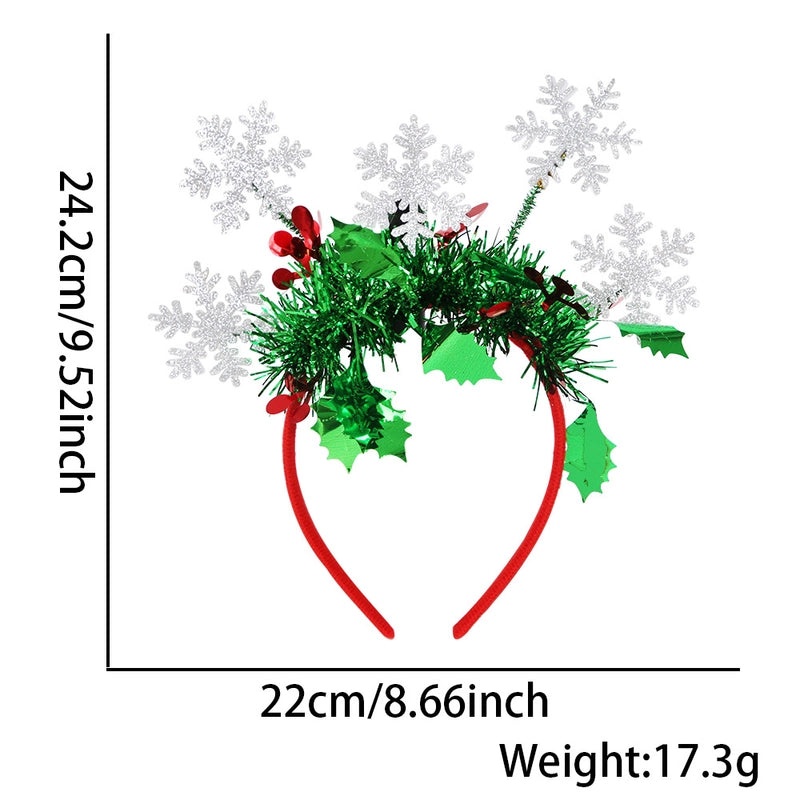 Christmas Cute IG Style Snowman & Elk Felt Hair Band Party Accessories|Holiday Hair Accessories