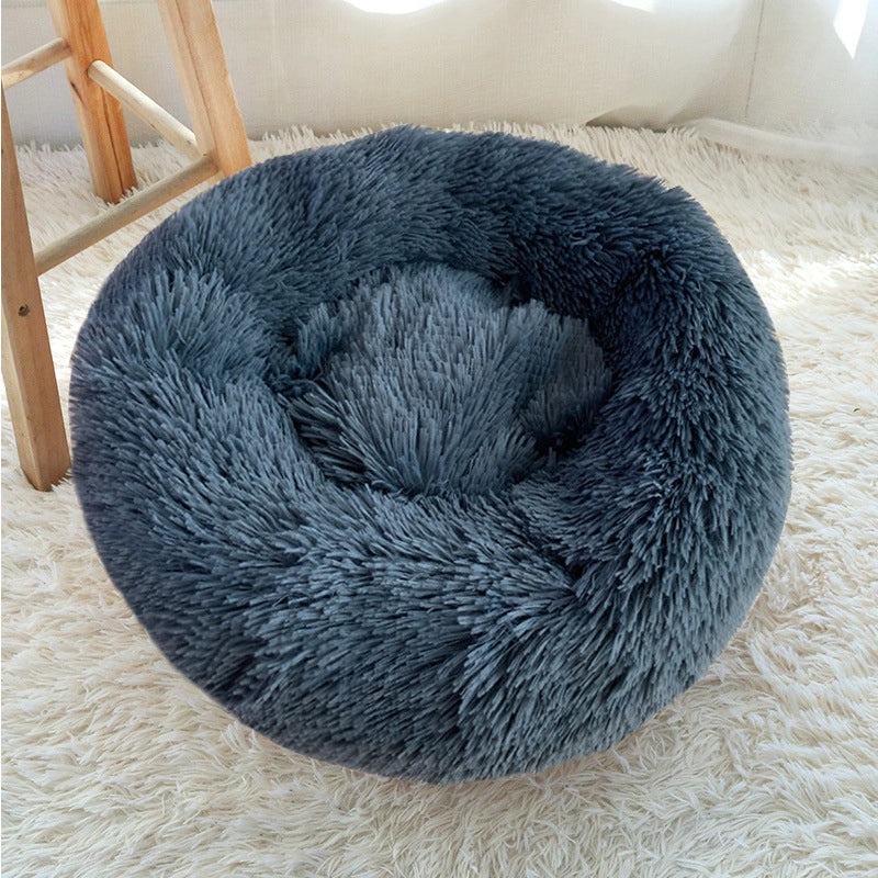 Long Velvet Pet Nest for Cats and Small Dogs | Pet Beds & Accessories