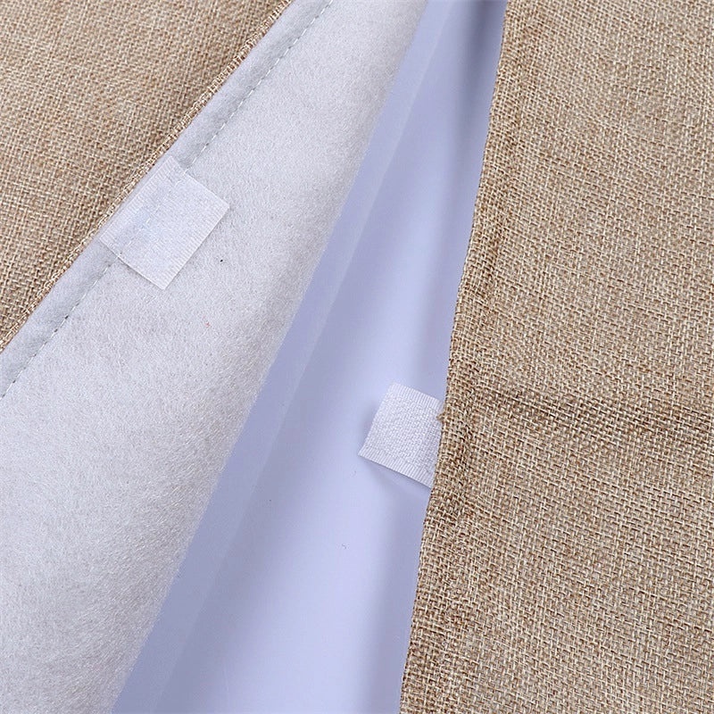 2023 Holiday Linen Christmas Tree Skirt with Plaid and Double Deer Design | Christmas Tree Decorations