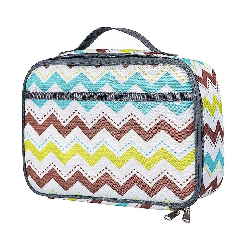 Stylish Color Block Oxford Picnic Tote Bag for Casual Outings|Casual Bags & Totes