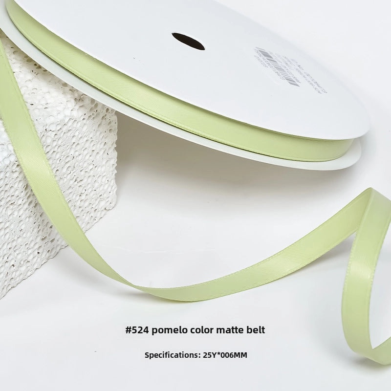 Yao Ming Han Style Milk Silk Ribbon Bow Hair Accessory Korean Full-matte Floral Packaging Belt|Hair Accessories