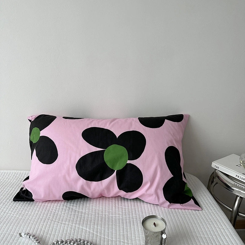 Pure Cotton Pillowcase Pair 48x74cm Soft Pillow Core Liner Cover | Home Textiles Bedding