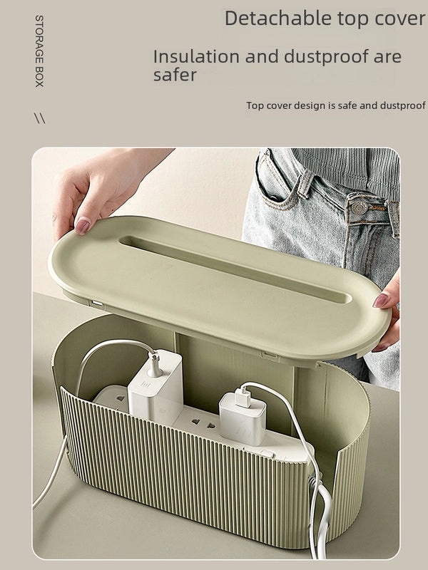 Cable Management Storage Box | Electronics Accessories
