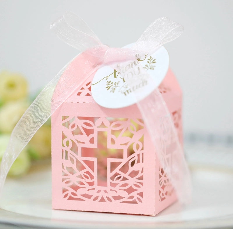 Elegant Solid Color Candy Box for Wedding Party Favor|Party Supplies & Wedding Decorations