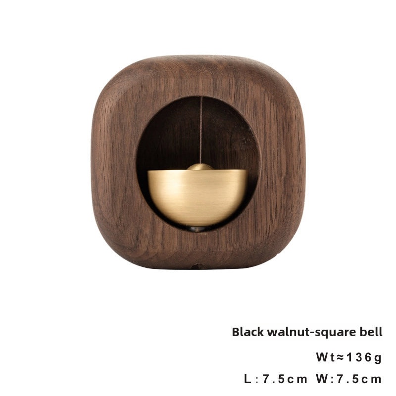 Solid Walnut Magnetic Suction Wind Chimes Doorbell with Dopamine Effect|Home Decor & Garden Accessories