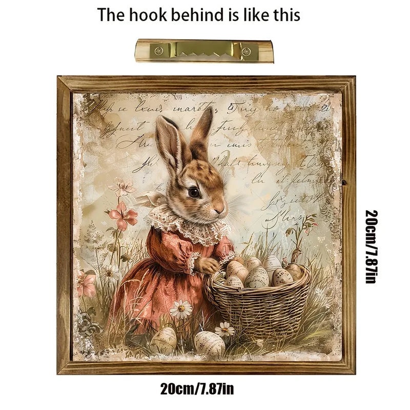 St. Patrick's Day and Easter Wooden Shamrock Rabbit Letter Home Decoration Party Supplies 1 Piece|Holiday Decorations