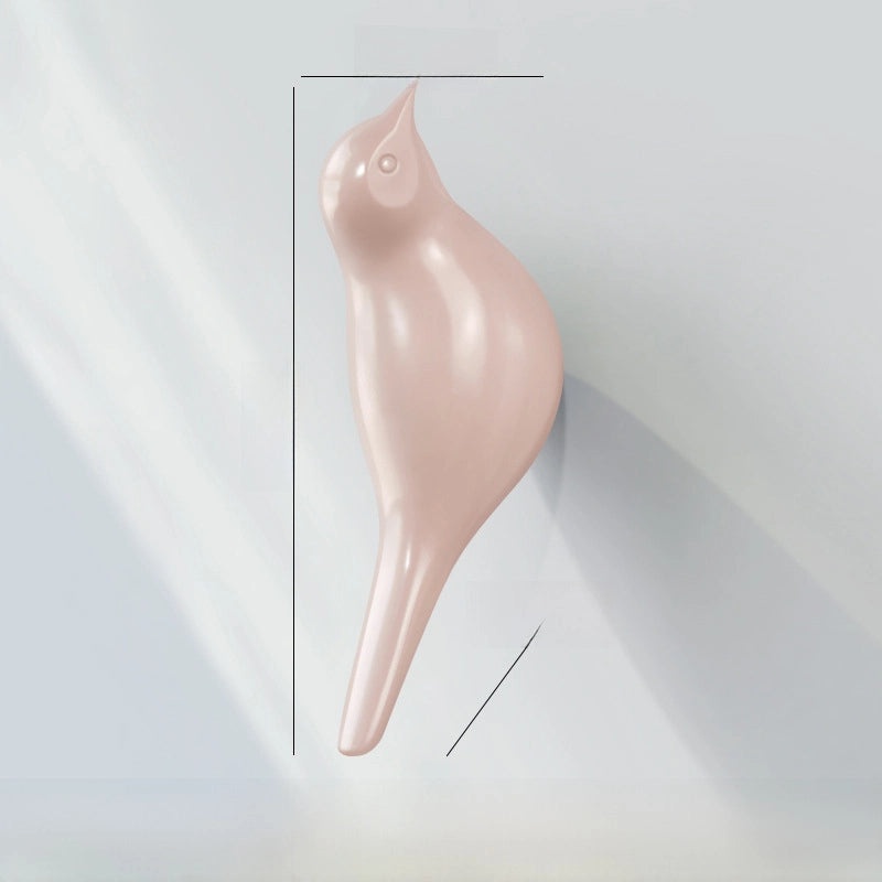 Creative 3D Bird Wall Hook Coat Hanger Bedroom Door Decoration | Home Decor & Wall Hooks