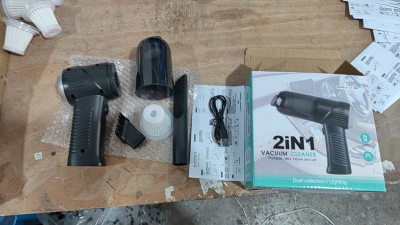 Wireless Dog Head Mini Car Vacuum Cleaner | Automotive Accessories